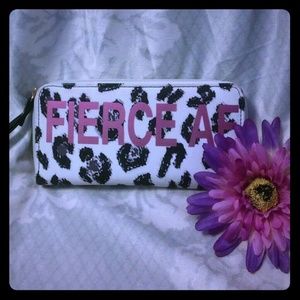 Pink, Black  and White Ladies Wallet/Wristlet